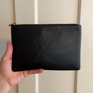 Madewell Leather Pouch Clutch